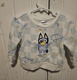 Bluey Sweatshirt, Size 12 Months